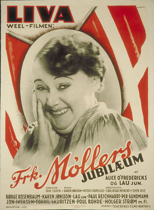 Frk. M&oslash;llers jubil&aelig;um - Danish Movie Poster