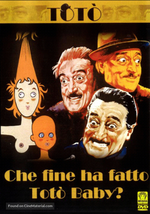 Che fine ha fatto Tot&ograve; baby? - Italian DVD movie cover
