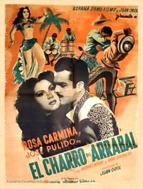 Charro del arrabal, El - Mexican Movie Poster