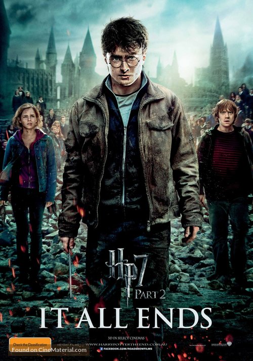 Harry Potter and the Deathly Hallows - Part 2 - Australian Movie Poster