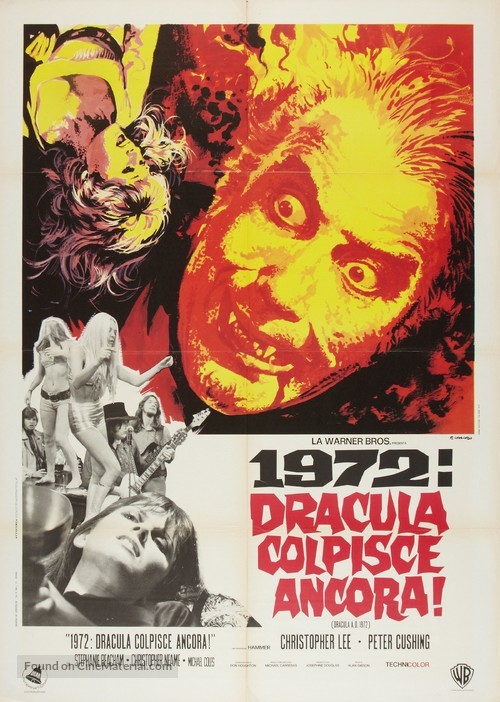 Dracula A.D. 1972 - Italian Movie Poster