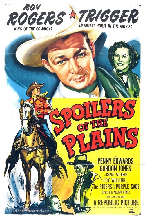 Spoilers of the Plains - Movie Poster