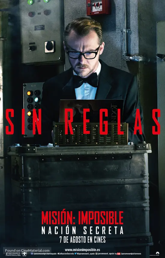 Mission: Impossible - Rogue Nation (2015) Spanish movie poster