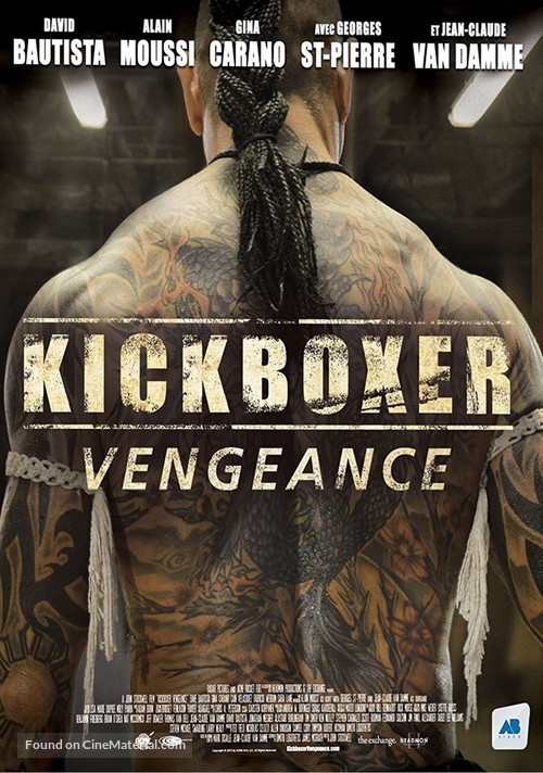 Kickboxer: Vengeance - French DVD movie cover