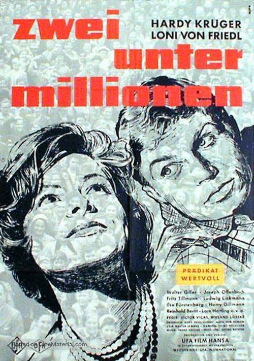 Zwei unter Millionen - German Movie Poster