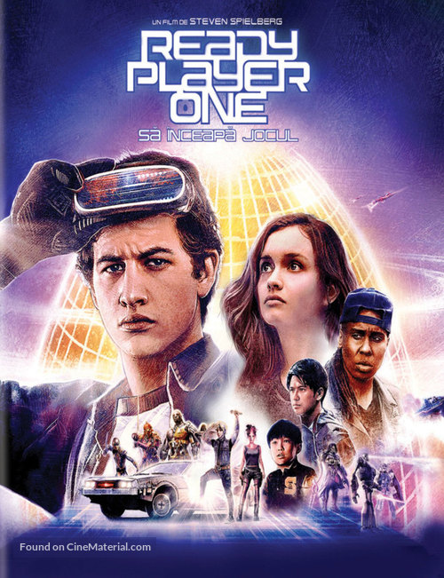 Ready Player One - Romanian Blu-Ray movie cover