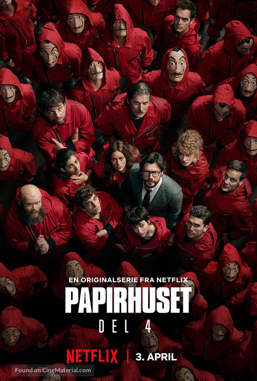 &quot;La casa de papel&quot; - Norwegian Movie Poster