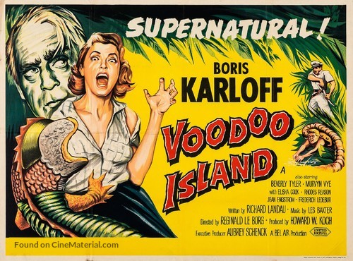 Voodoo Island - British Movie Poster