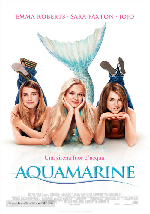 Aquamarine - Italian poster