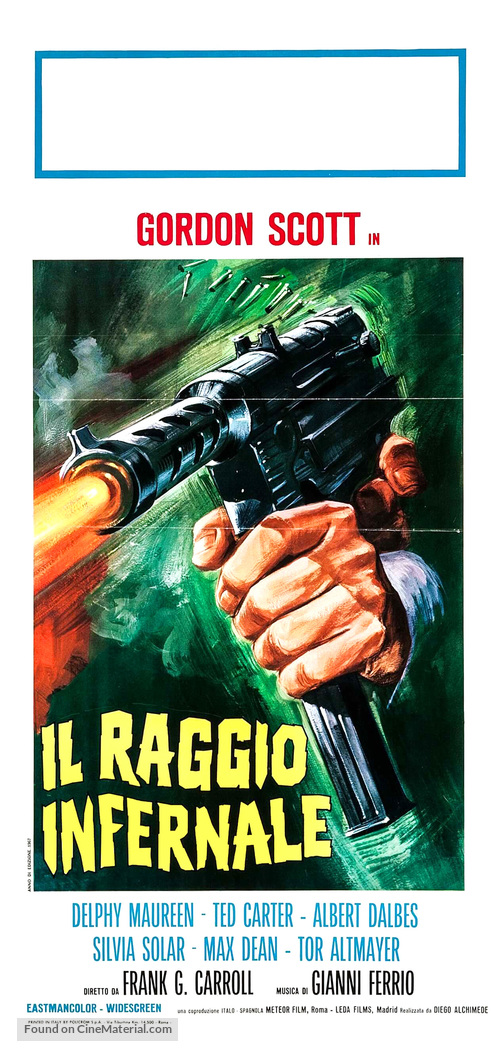 Raggio infernale, Il - Italian Movie Poster