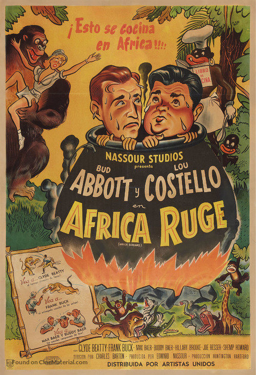 Africa Screams - Argentinian Movie Poster