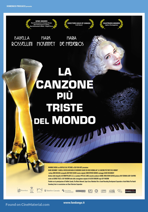 The Saddest Music in the World - Italian Movie Poster