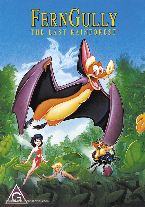 FernGully: The Last Rainforest - Australian DVD movie cover