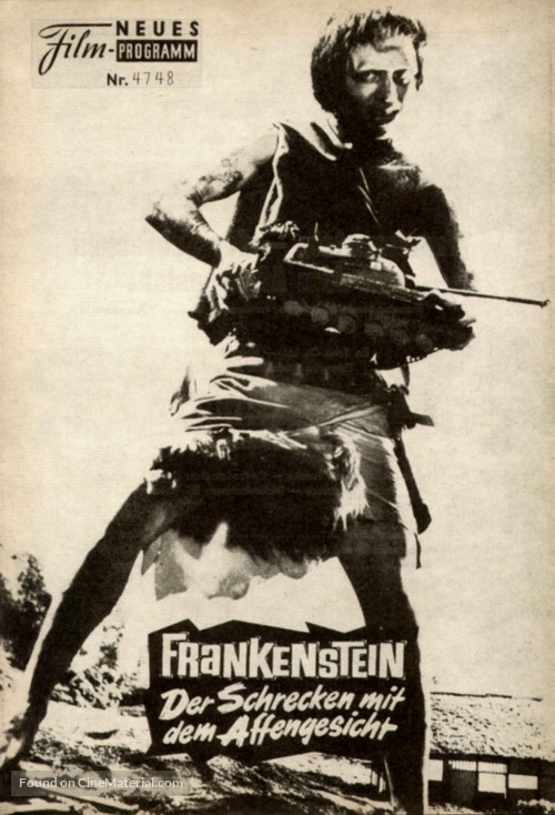 Furankenshutain tai chitei kaij&ucirc; Baragon - Austrian poster