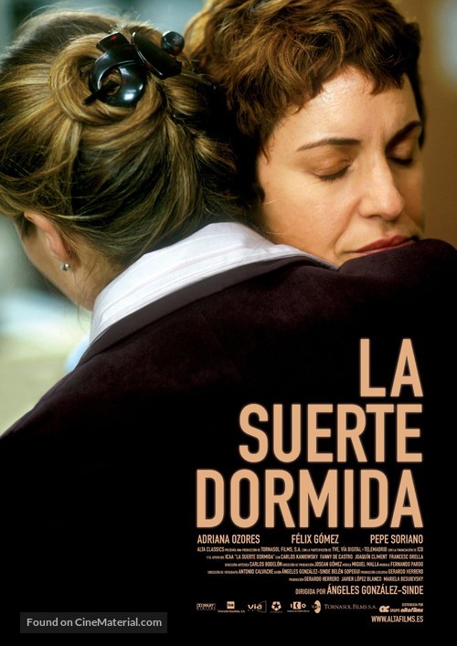Suerte dormida, La - Spanish Movie Poster