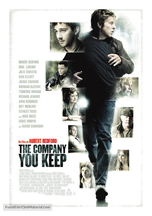 The Company You Keep - Swedish Movie Poster