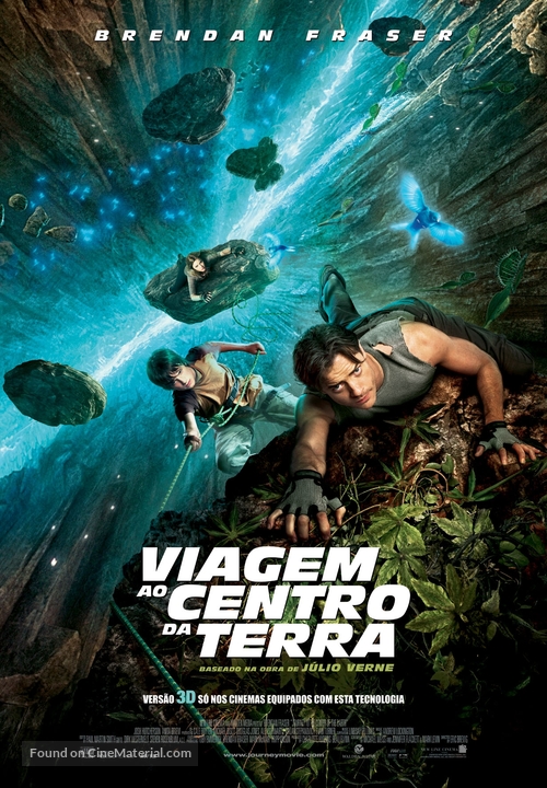 Journey to the Center of the Earth - Portuguese Movie Poster