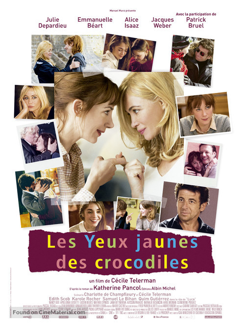 Les yeux jaunes des crocodiles - French Movie Poster