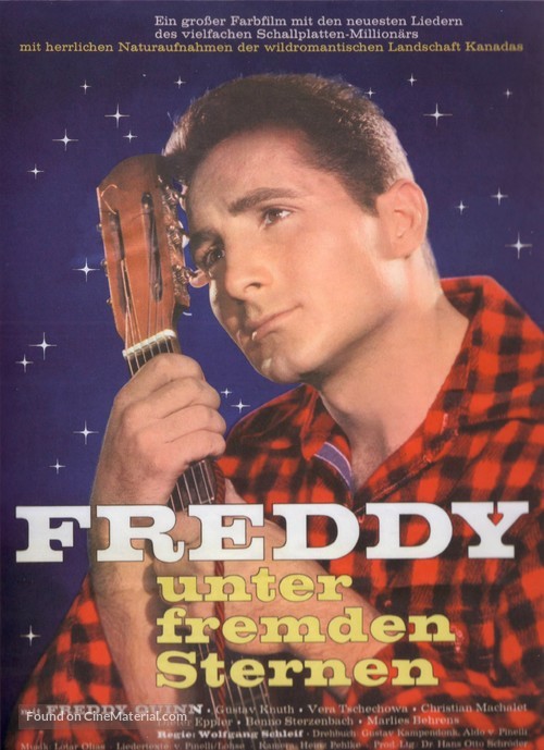 Freddy unter fremden Sternen - German Movie Poster