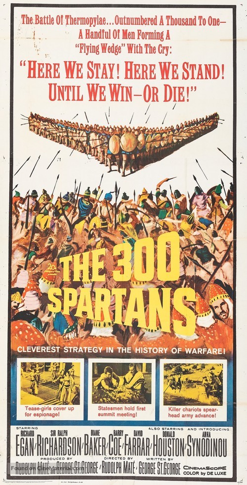 The 300 Spartans - Movie Poster