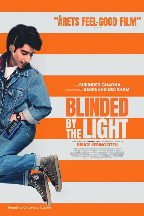 Blinded by the Light - Danish Movie Poster
