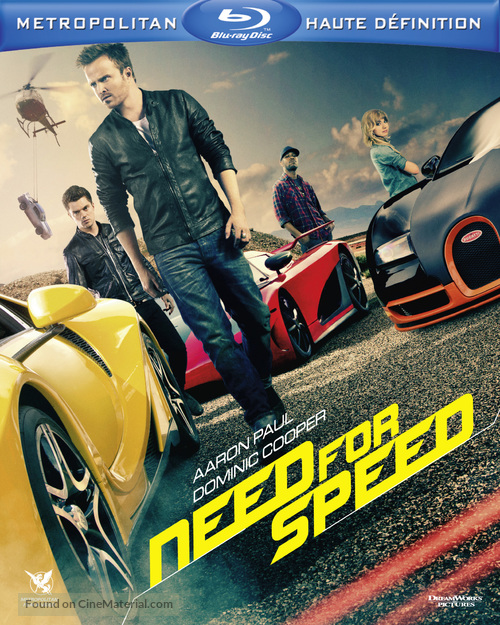 Need for Speed - French Blu-Ray movie cover