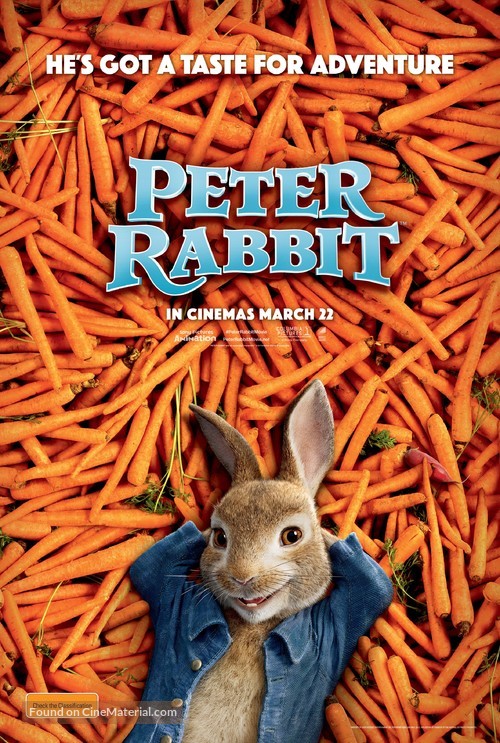 Peter Rabbit - Australian Movie Poster