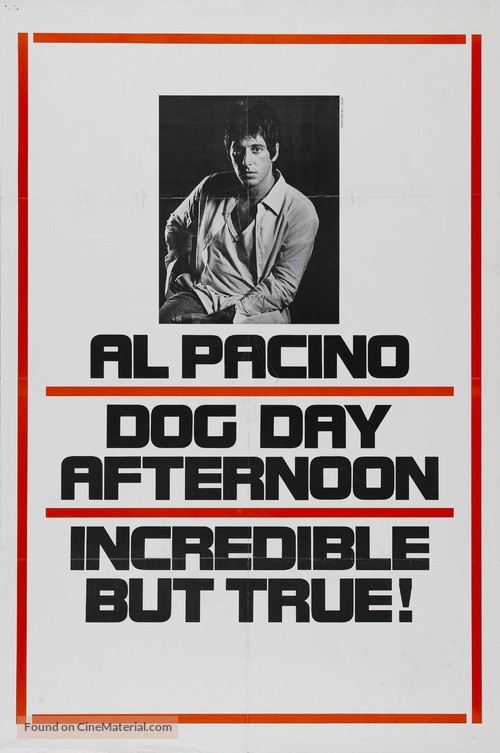 Dog Day Afternoon - Teaser movie poster