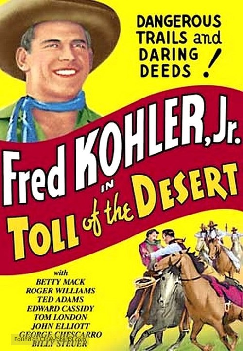 Toll of the Desert - DVD movie cover