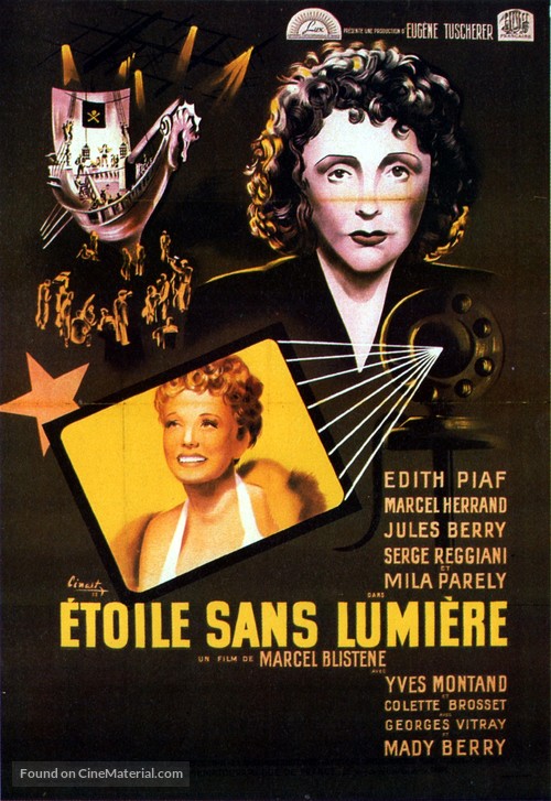 &Eacute;toile sans lumi&egrave;re - French Movie Poster