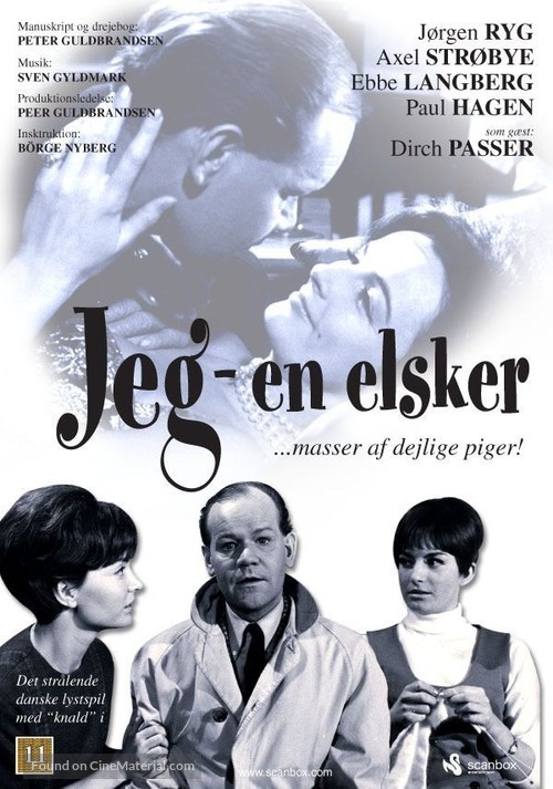 Jag - en &auml;lskare - Danish DVD movie cover