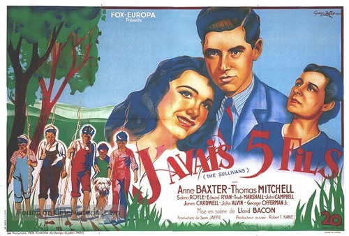 The Sullivans - French Movie Poster