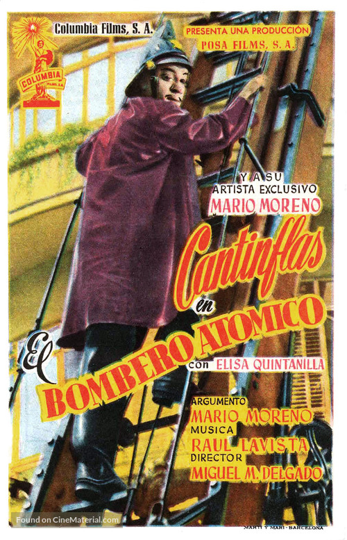 Bombero at&oacute;mico, El - Spanish Movie Poster