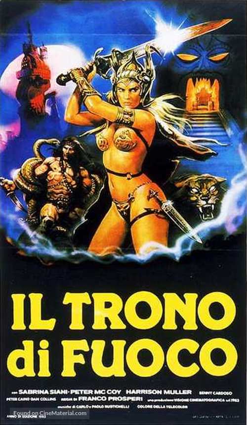 Il trono di fuoco - Italian Movie Cover
