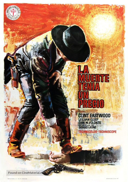 Per qualche dollaro in pi&ugrave; - Spanish Movie Poster