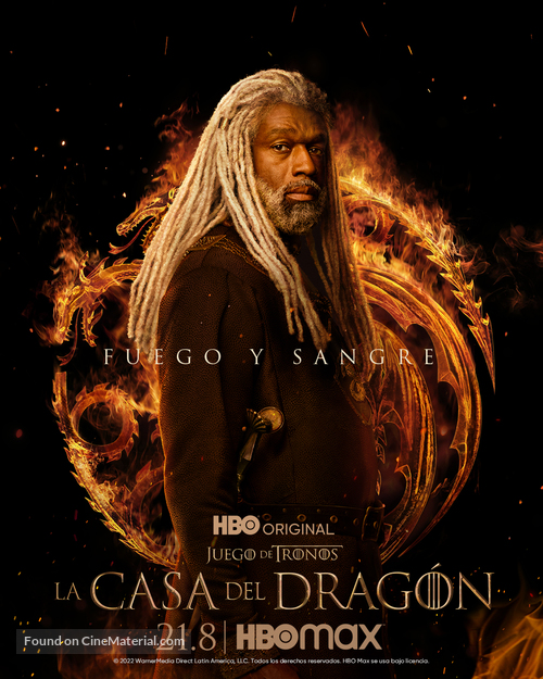 &quot;House of the Dragon&quot; - Argentinian Movie Poster