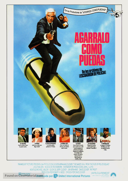 The Naked Gun - Spanish Movie Poster