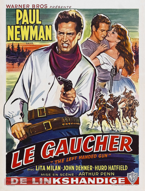The Left Handed Gun - Belgian Movie Poster