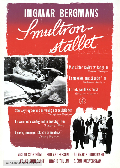 Smultronst&auml;llet - Swedish Movie Poster