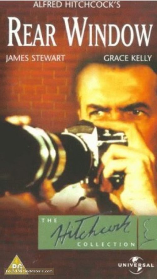 Rear Window - British VHS movie cover