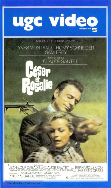 C&eacute;sar et Rosalie - French VHS movie cover