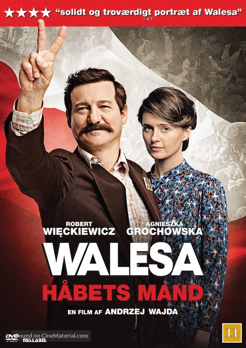 Walesa. Czlowiek z nadziei - Danish DVD movie cover