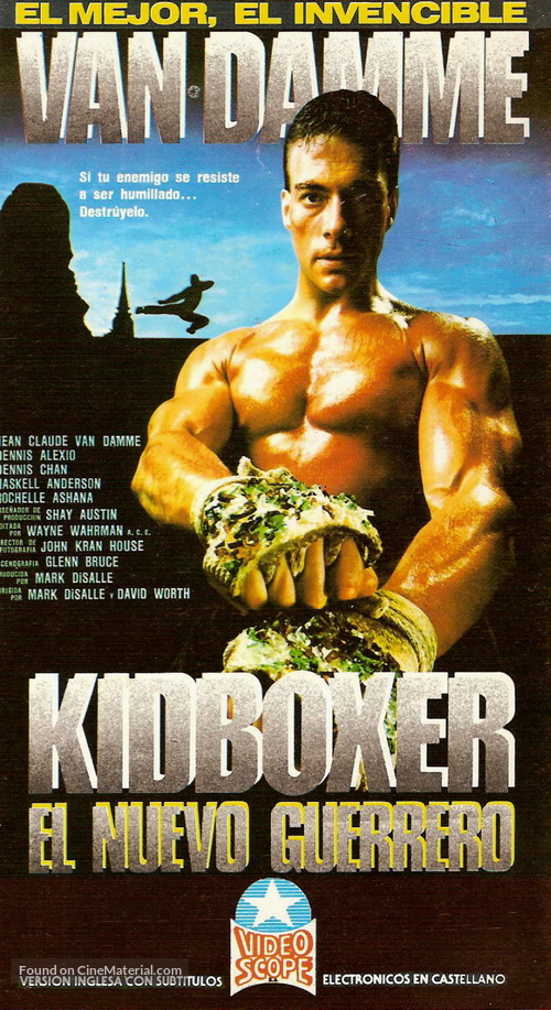 Kickboxer - Argentinian VHS movie cover