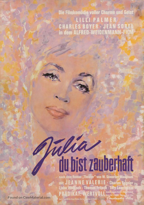 Julia, du bist zauberhaft - German Movie Poster