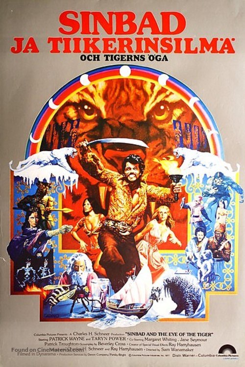 Sinbad and the Eye of the Tiger - Finnish Movie Poster