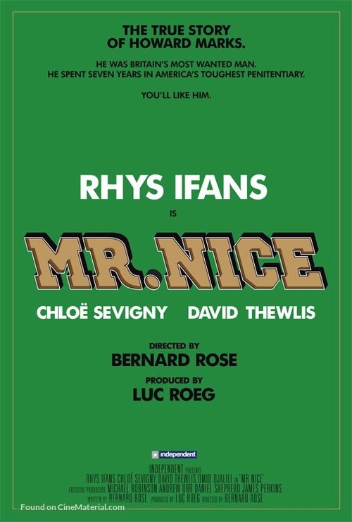 Mr. Nice - British Movie Poster