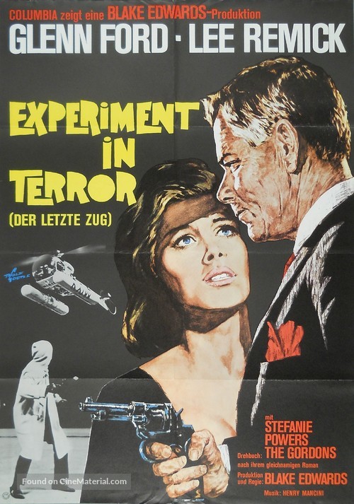 Experiment in Terror - German Movie Poster