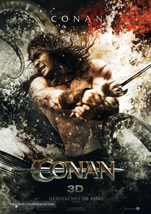 Conan the Barbarian - German Movie Poster