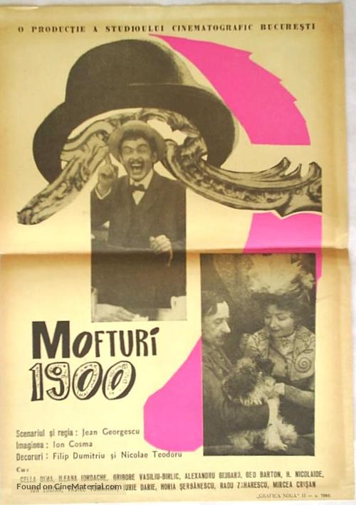 Mofturi 1900 - Romanian Movie Poster