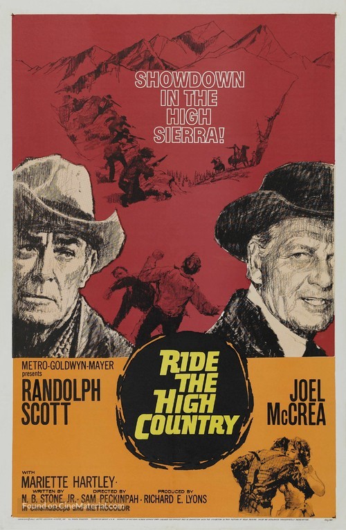 Ride the High Country - Movie Poster